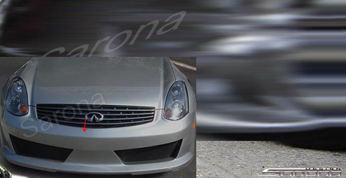 Custom Infiniti G35 Coupe Front Bumper  (2003 - 2007) - $590.00 (Part #IF-005-FB)